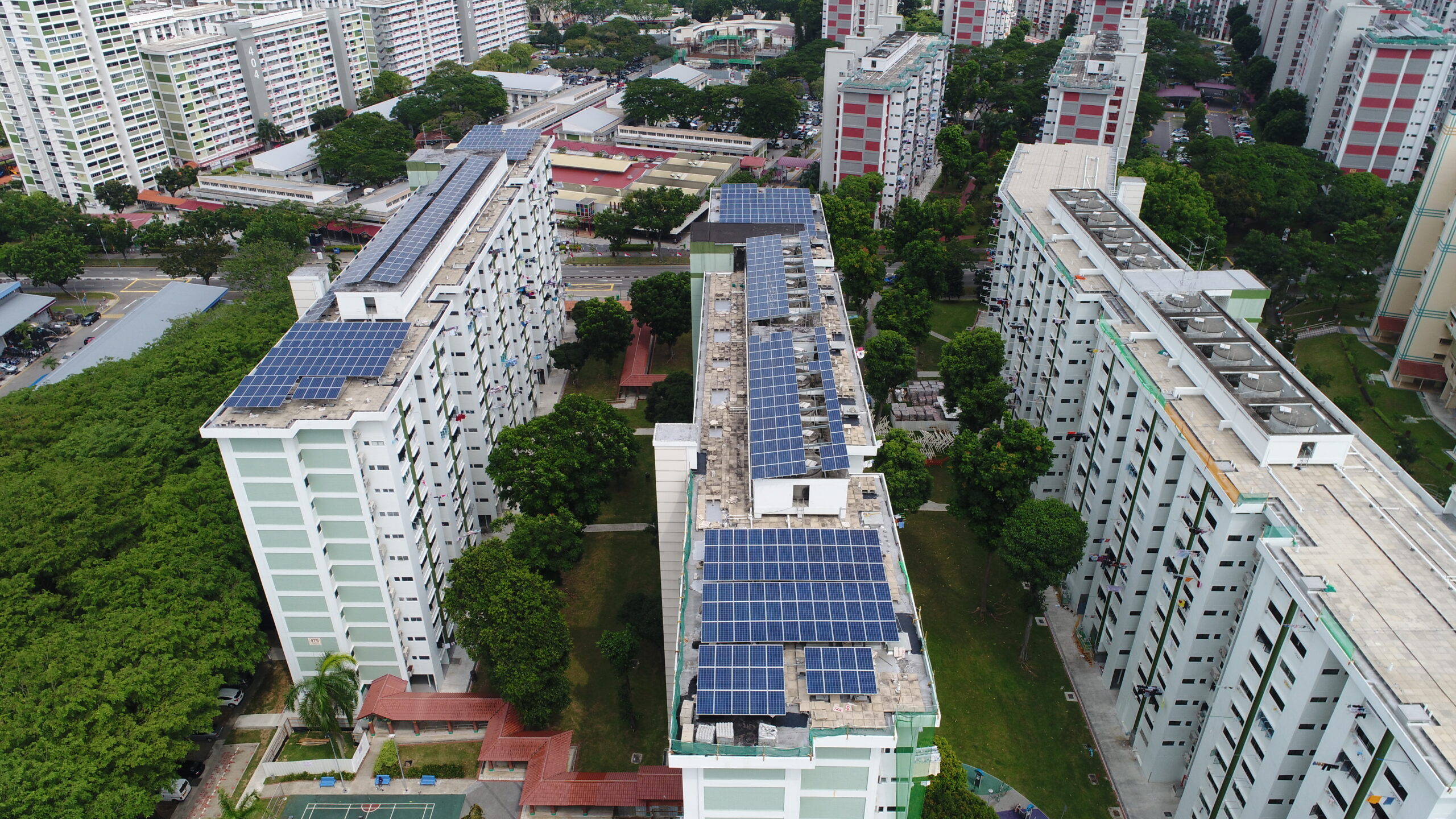 Design, supply, and installation of a 6 MWp rooftop solar photovoltaic (PV) system across 80 HDB residential blocks within Ang Mo Kio GRC.